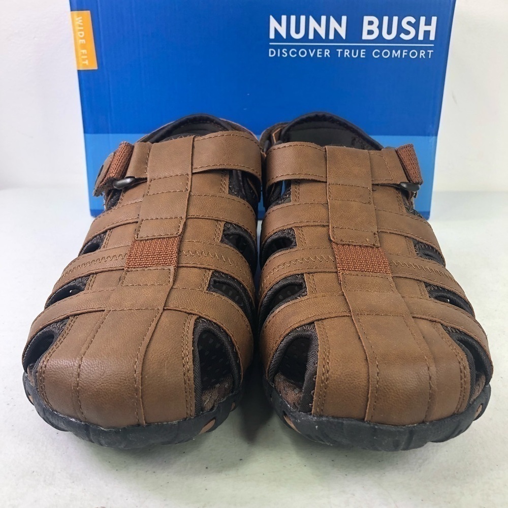 Nunn Bush RioBravo Tan Sandal Shoes Size 9W - Picture 7 of 8
